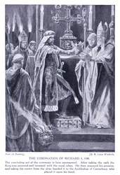 Die Krönung von Richard I., 1920er Jahre